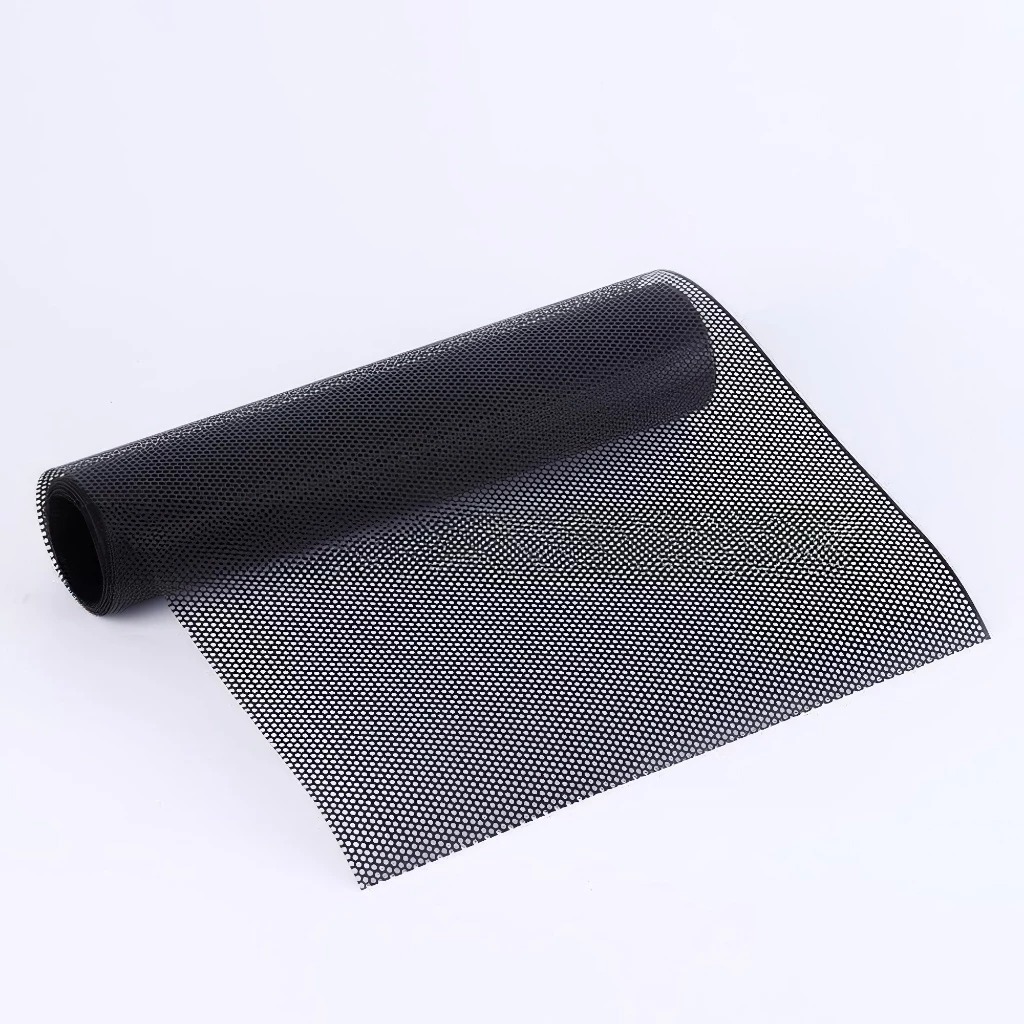 แผ่นตาข่ายกรองฝุ่น สีดำ คลี่ออก